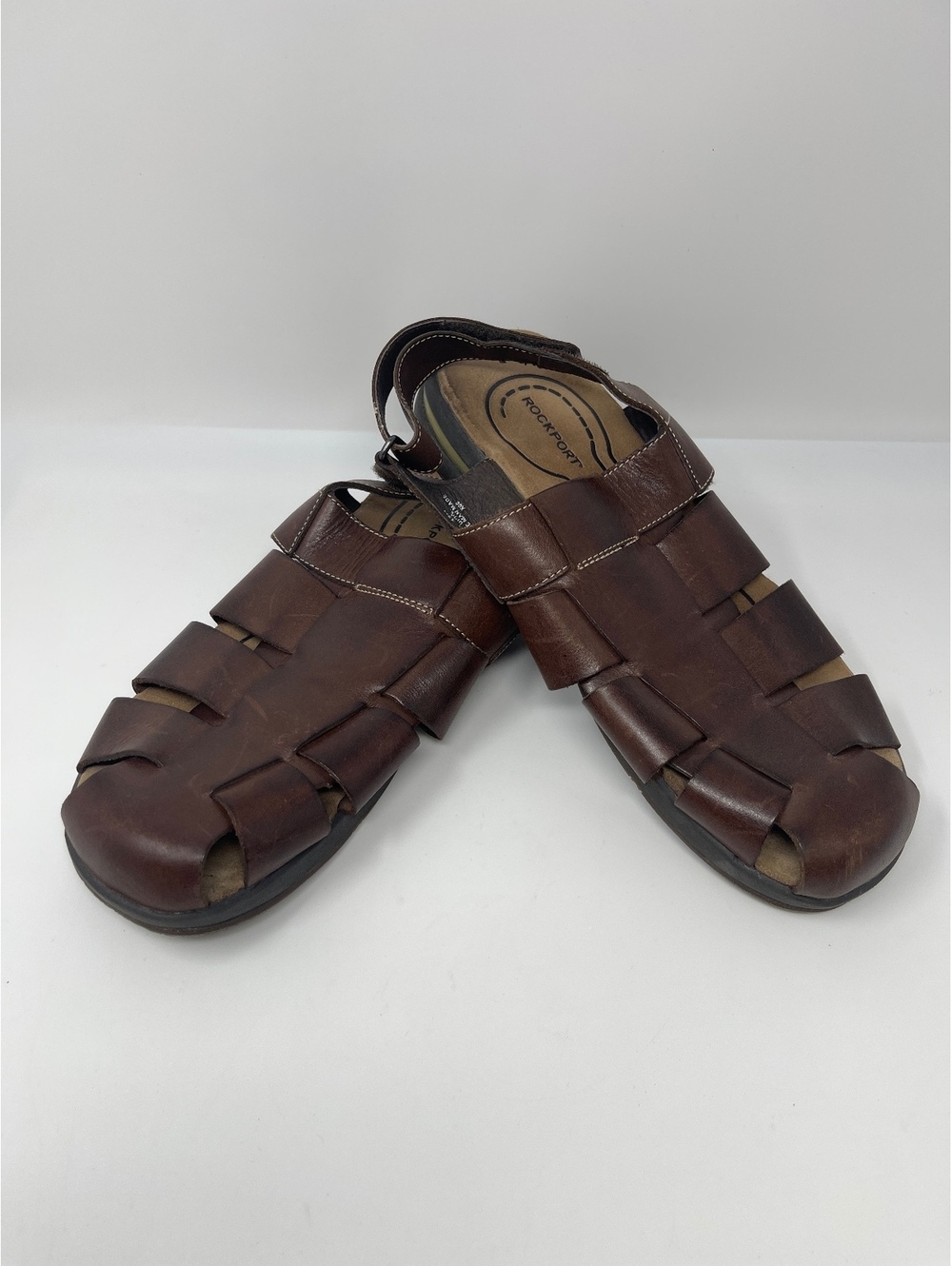 Rockport Powered by DMX Leather Brown Sandals Men's Size 13M Hiking